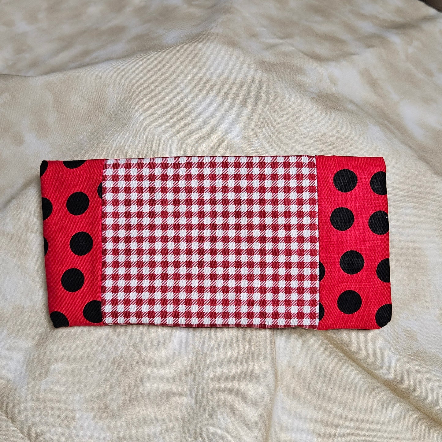Polka Dot & Gingham Currency Wallet