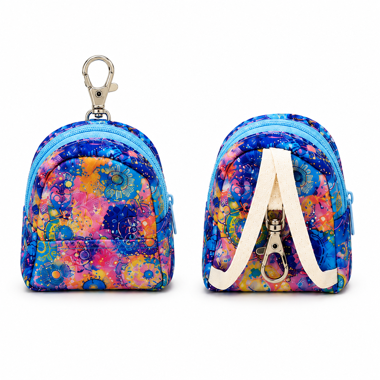 Mini Backpack Charm Keychain