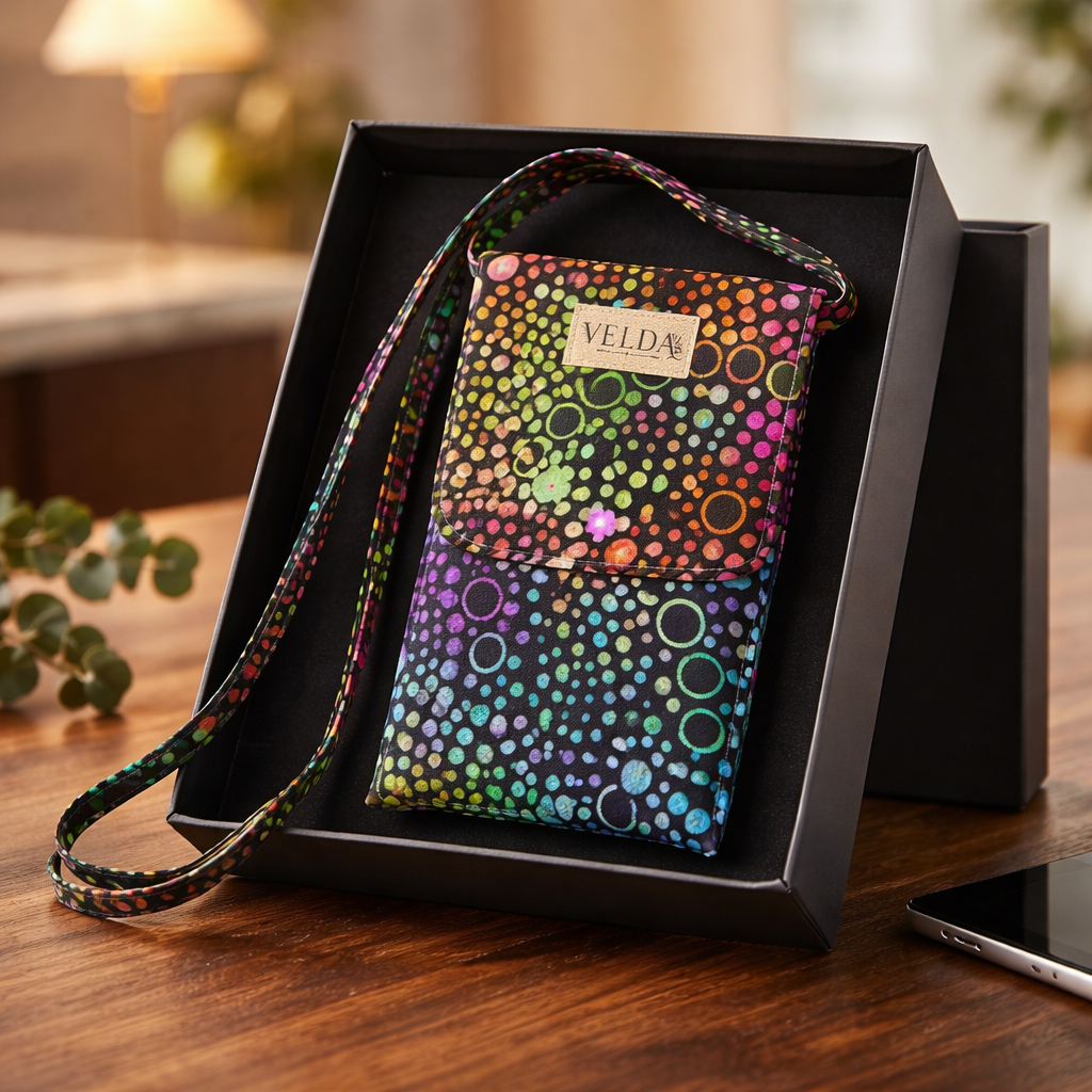 Cotton Crossbody Bag | Handmade OOAK