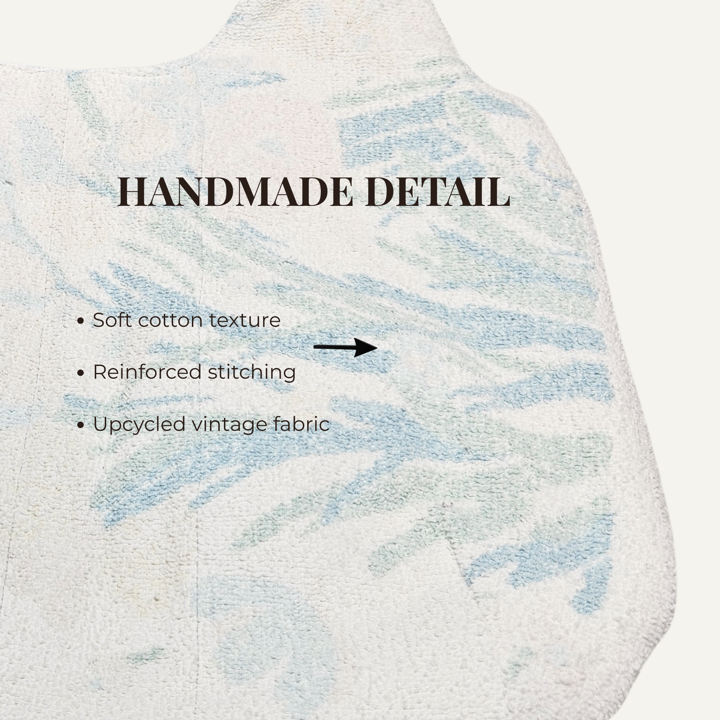Blush Pink Floral Boho Bag – Textured Upcycled Towel Purse | Feminine Soft Shoulder Bag
