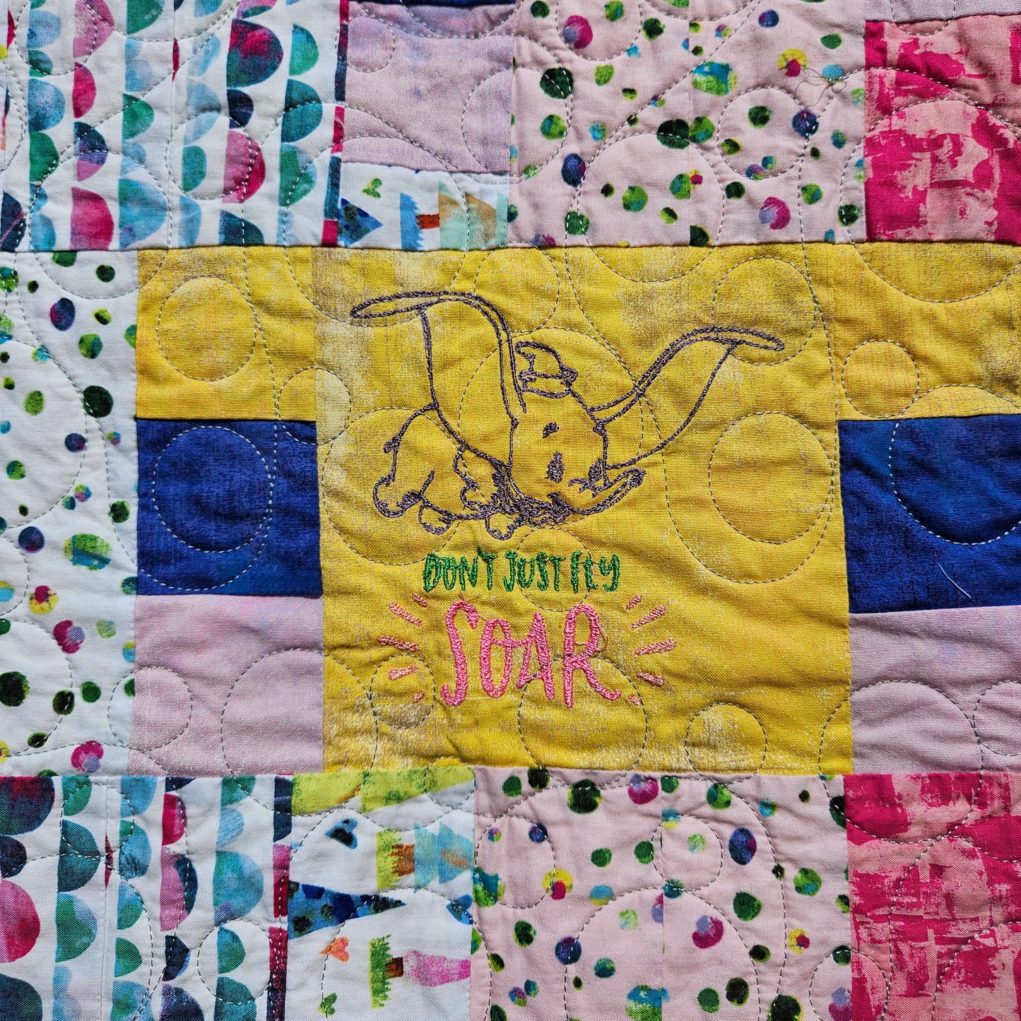 Sweet Safari Dreams – Handmade Baby Girl Quilt (30x38)