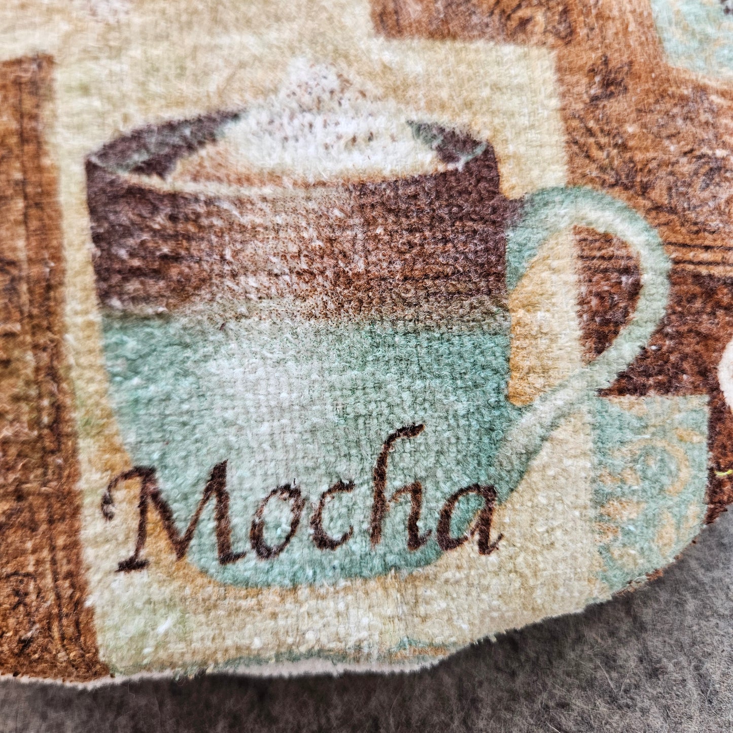 Mocha Neutral Festival Bag – Luxe Boho Crossbody | Upcycled Towel Bag with Goldtone Hardware