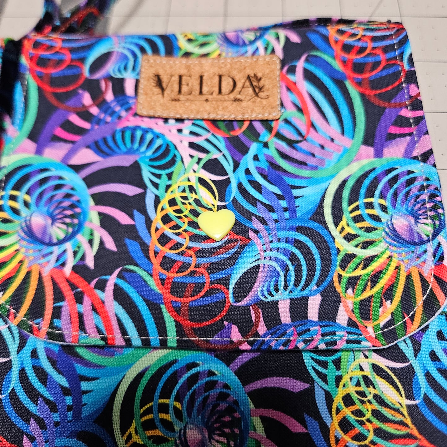 Cotton Crossbody Bag | Handmade OOAK