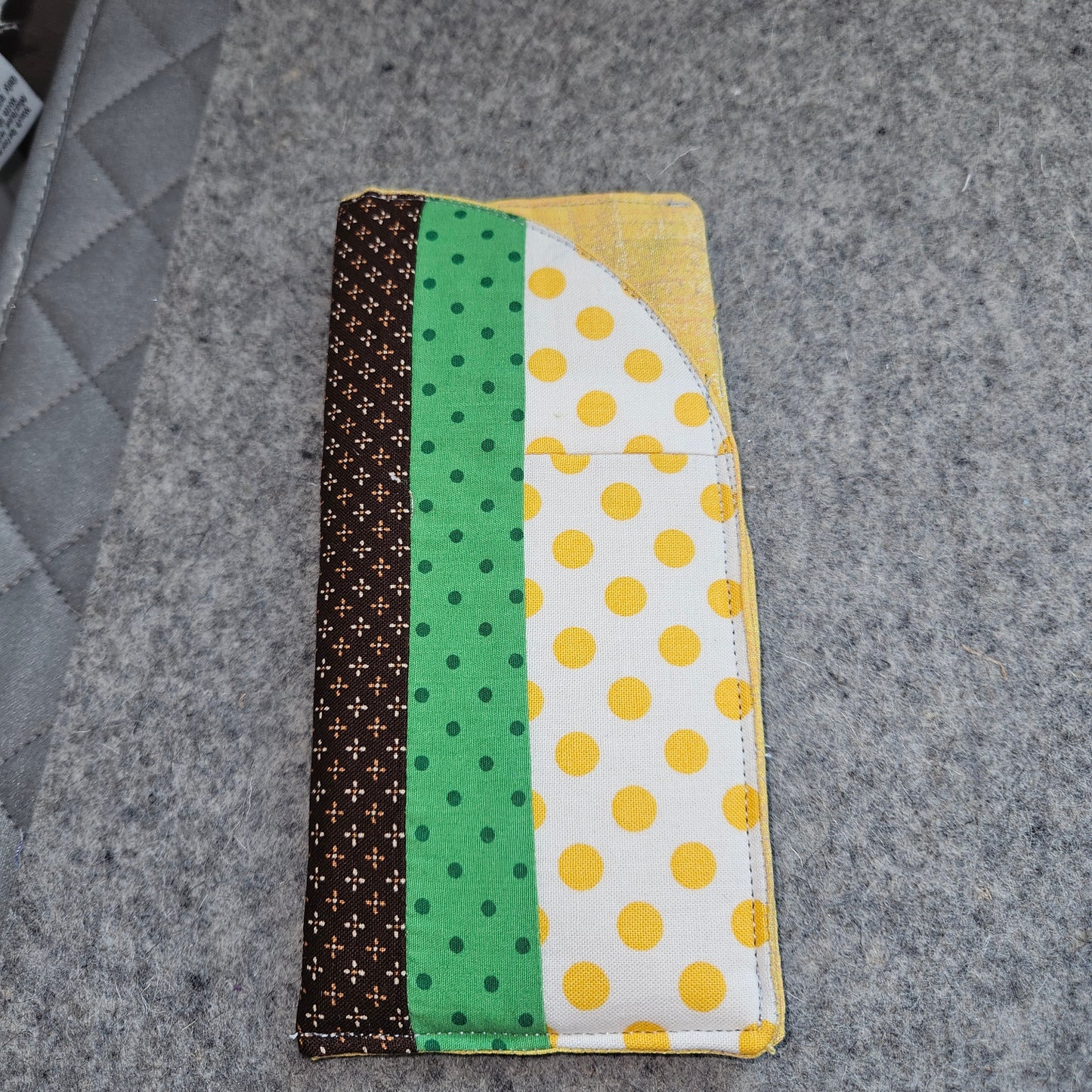 Velda Sunny Meadow Quilted Eyeglass Case | Handmade Soft Glasses Sleeve
