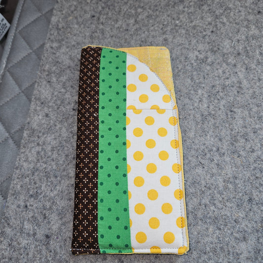 Velda Sunny Meadow Quilted Eyeglass Case | Handmade Soft Glasses Sleeve