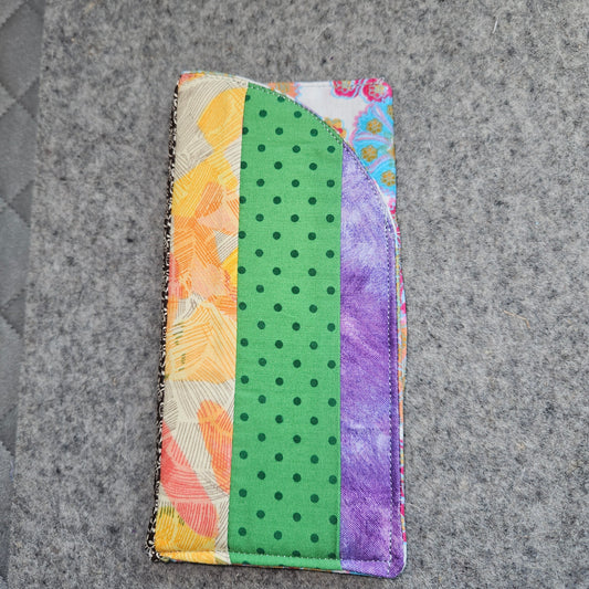 Velda Garden Party Quilted Eyeglass Case | Handmade Glasses Sleeve