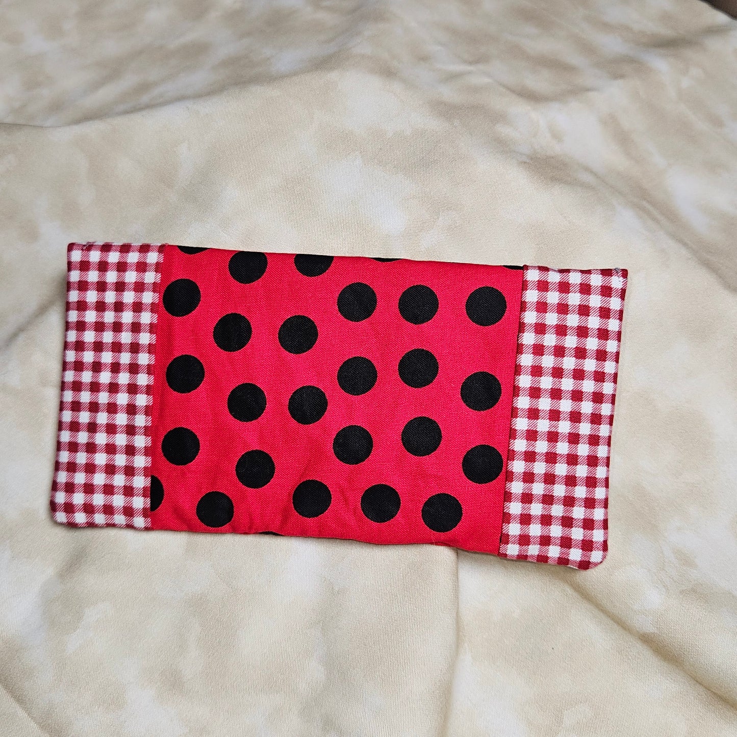 Gingham & Polka Dot Currency Wallet