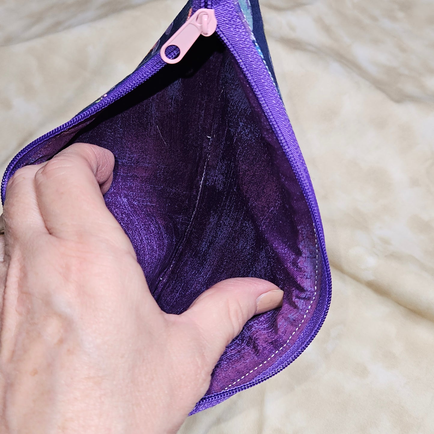 Whimsical Mushroom Wristlet Bag