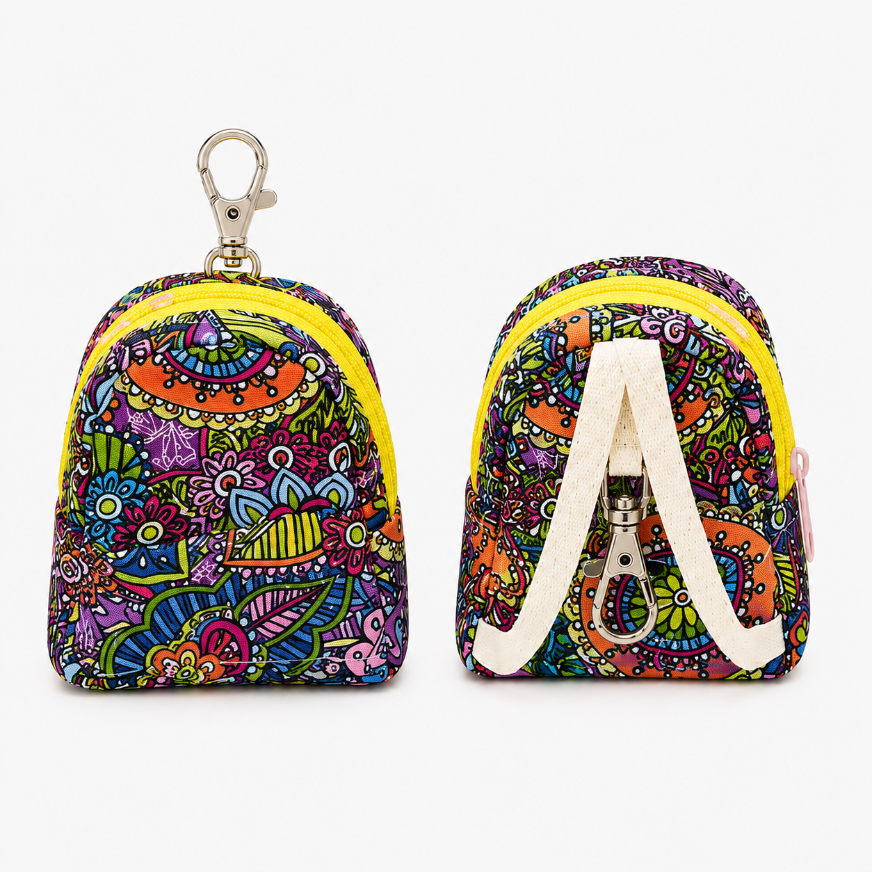 Mini Backpack Charm Keychain