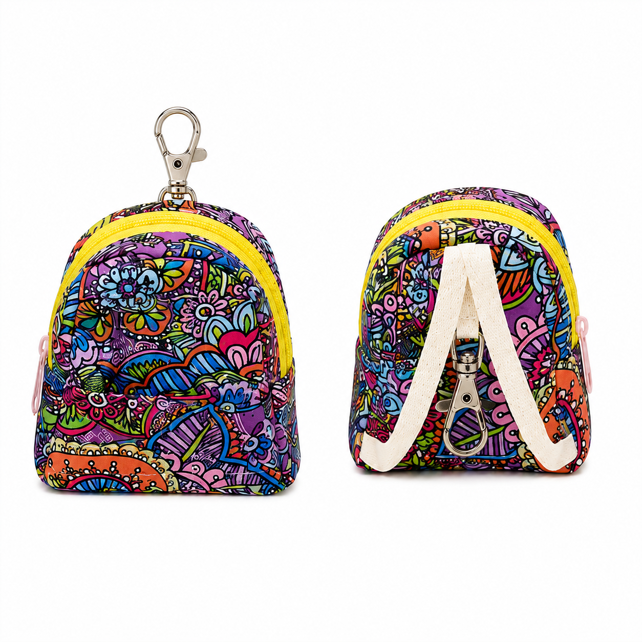 Mini Backpack Charm Keychain