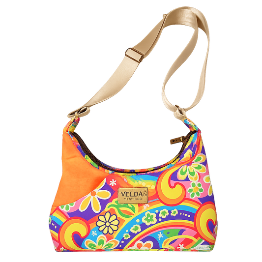 Velda’s Vintage “Groovy Garden” OOAK Boho Crossbody Bag