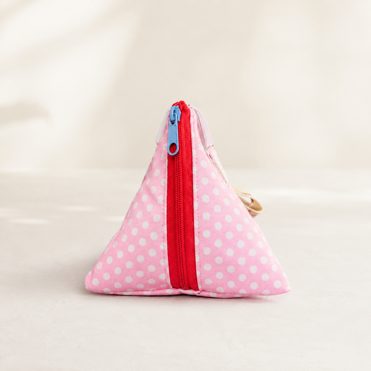 Handmade Triangle Zipper Pouch