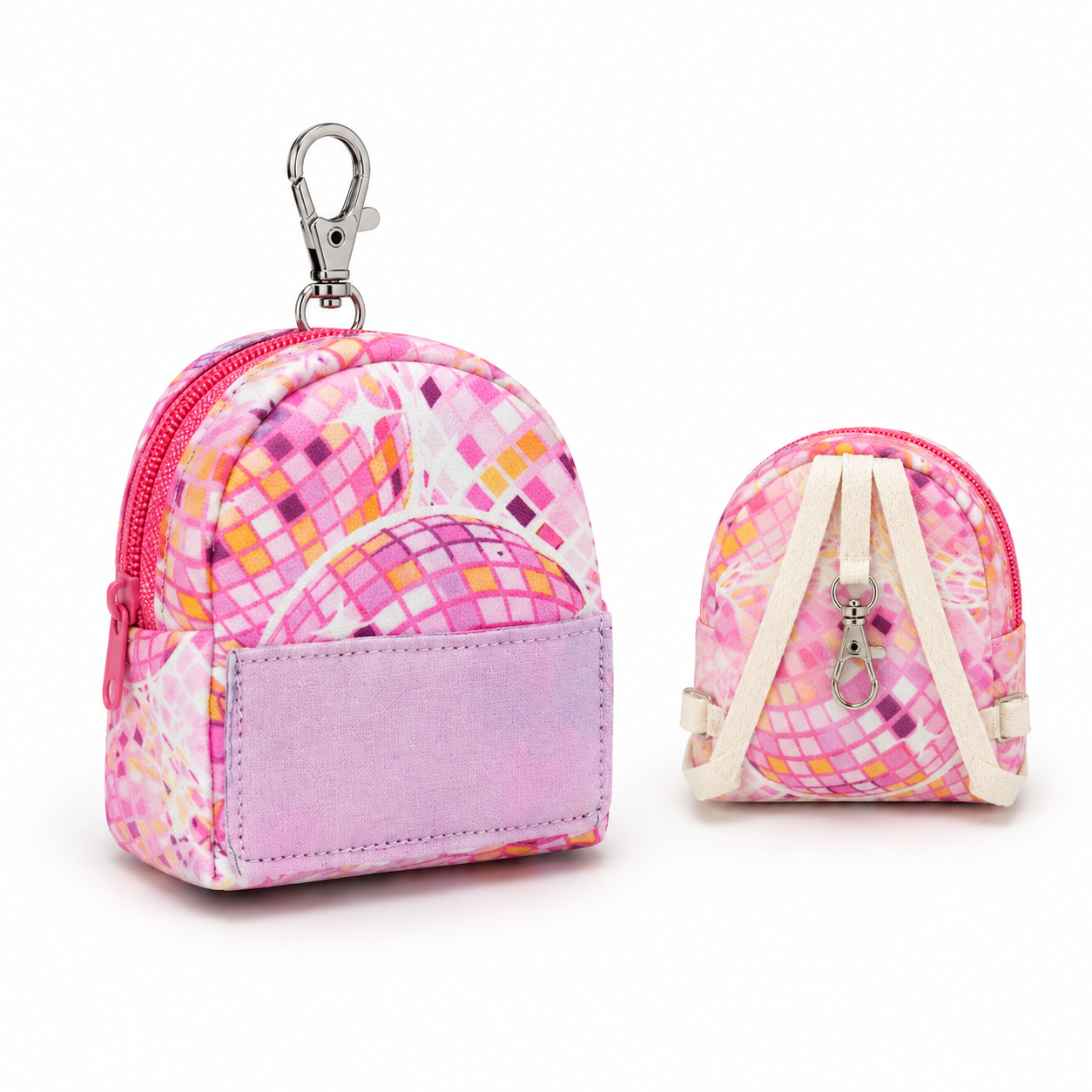 Mini Backpack Charm Keychain