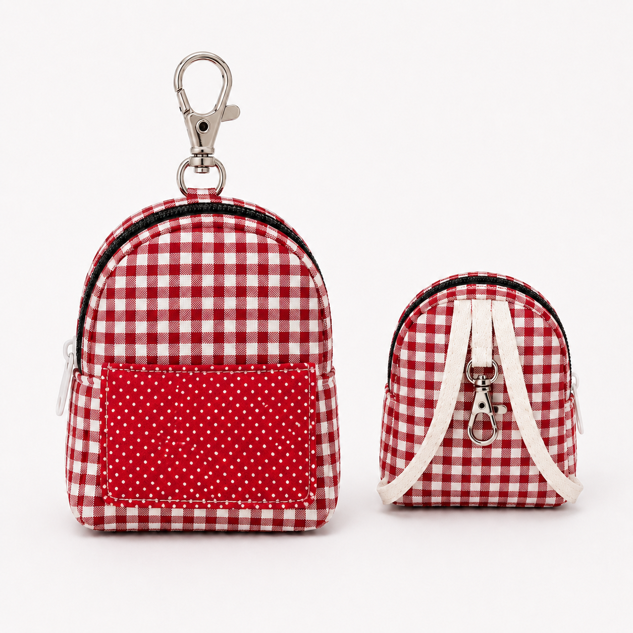 Mini Backpack Charm Keychain