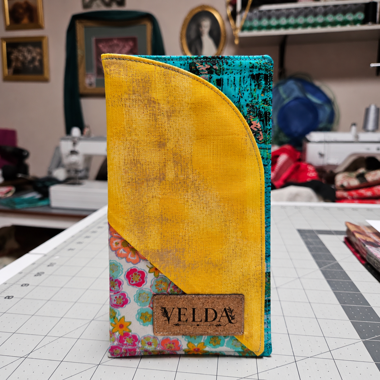 Velda Vintage Handmade Fabric Cases | OOAK Cotton Organizer