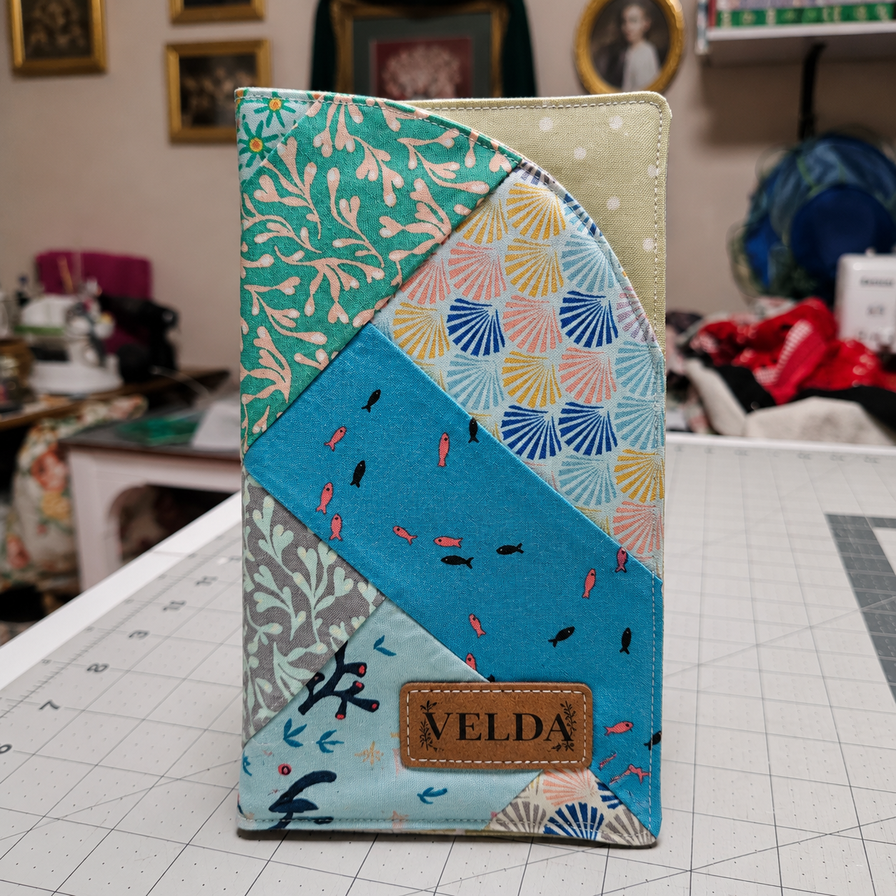Velda Vintage Handmade Fabric Cases | OOAK Cotton Organizer